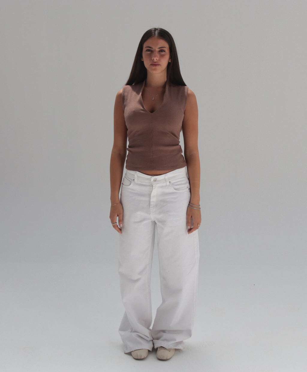 White Baggy Jeans