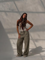 Olive Coastal Trousers